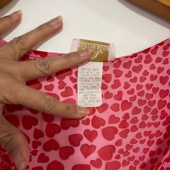 LA intimates hearts print lingerie - Picture 3 of 6